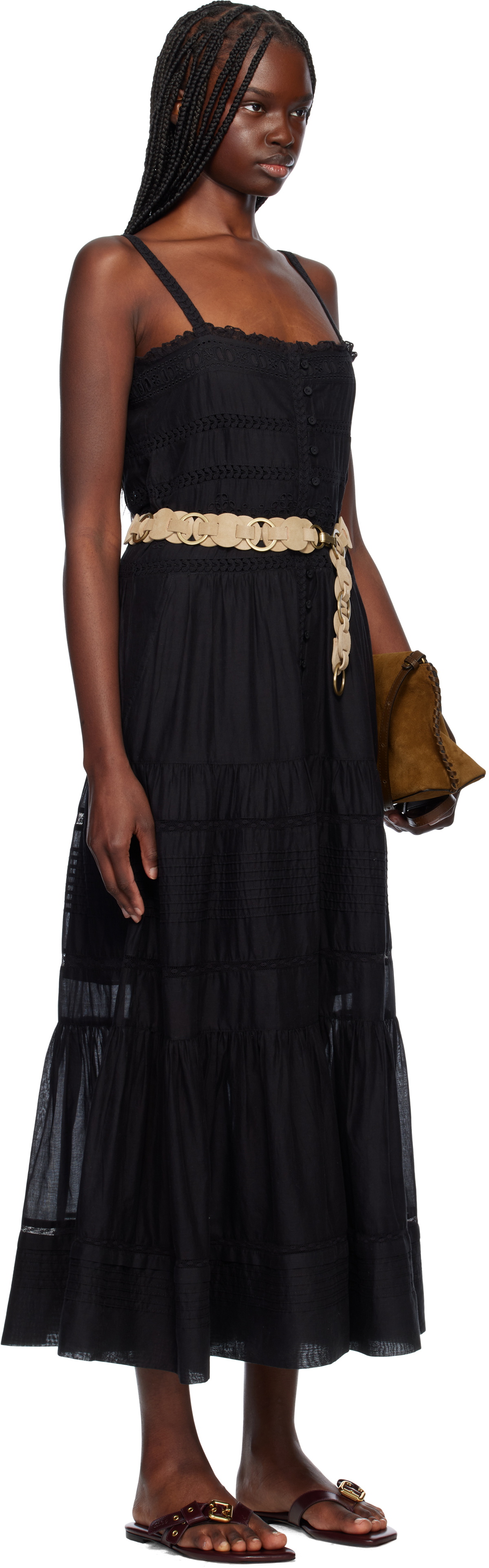 【ISABEL MARANT ÉTOILE】マキシドレス黒 Isabel Marant Etoile Black Divine Maxi Dress Isabel Marant Etoile