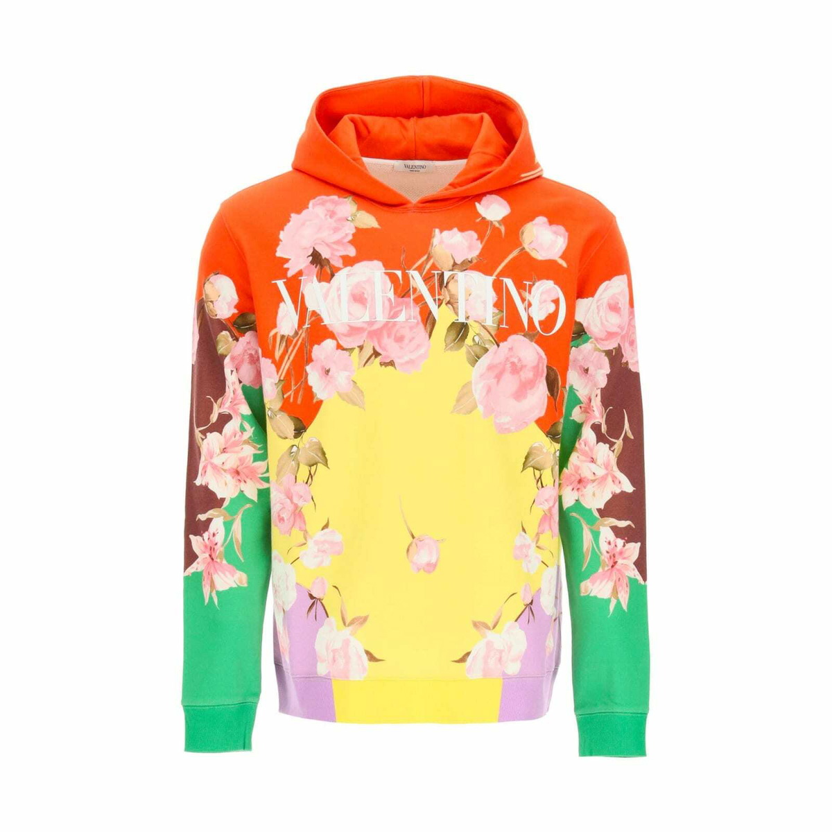Valentino Black and Red Logo Hoodie Valentino