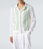 Dolce&Gabbana Striped wool and silk shirt