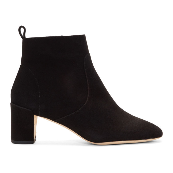 Repetto Black Suede Glawdys Boots Repetto