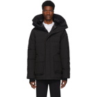 Canada Goose Black Down Wedgemount Parka