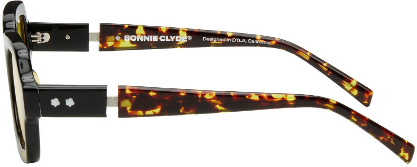 BONNIE CLYDE Black Shy Guy Sunglasses Bonnie Clyde