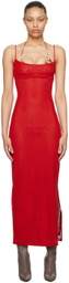 Miaou SSENSE Exclusive Red Thais Maxi Dress