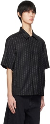 1017 ALYX 9SM Black Pinstripe Shirt