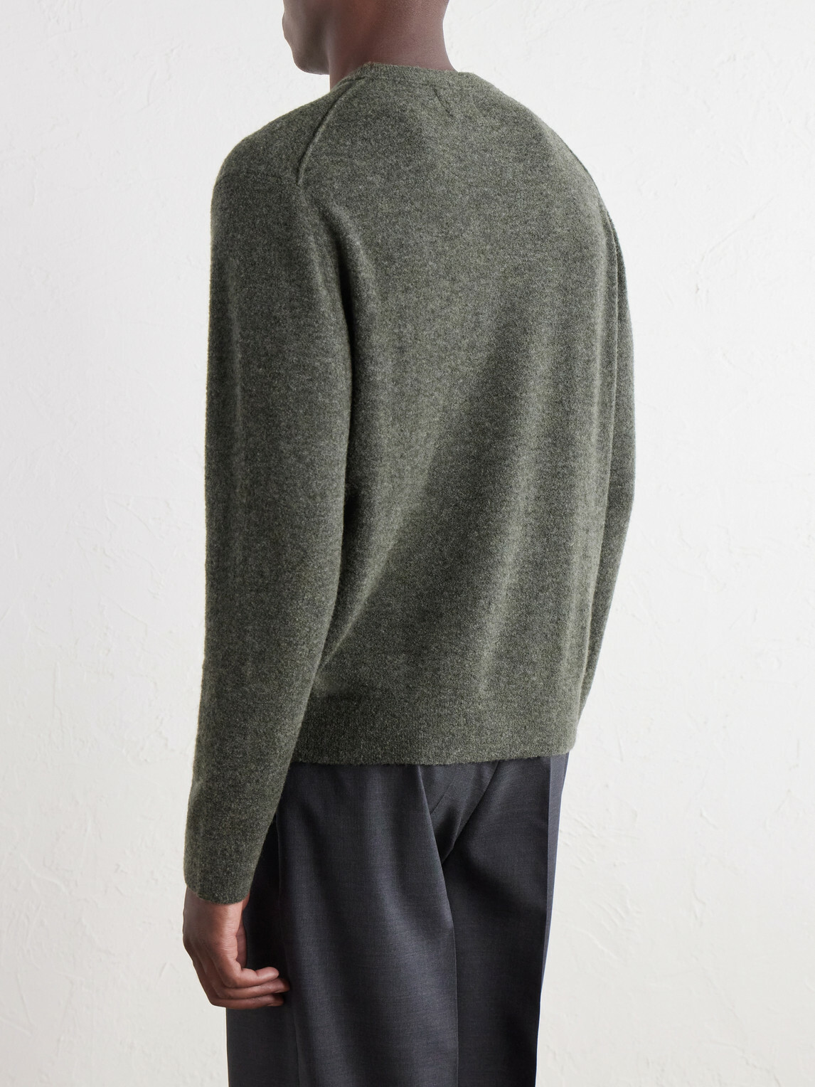 NN07 - Gavin 60073 Wool-Blend Bouclé Sweater - Green
