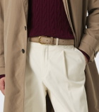 George Cleverley Suede belt