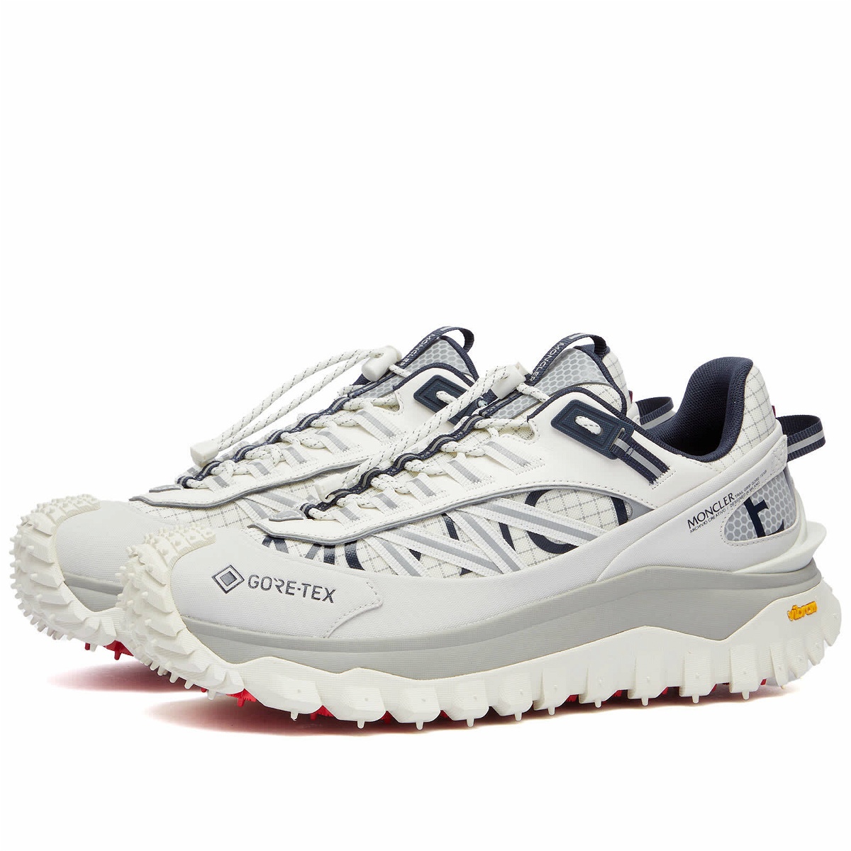 Photo: Moncler Men's Trailgrip Gore-Tex Low Top Sneakers in White