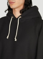 Champion - Logo Embroidered Hooded Sweatshirt in Black
