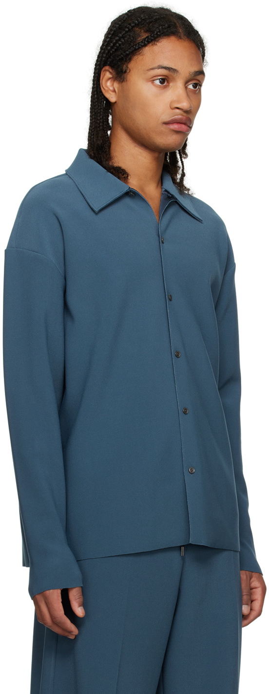 Birrot Blue Point Collar Shirt