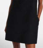 Valentino Crepe Couture embellished lace-trimmed minidress