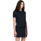 Thom Browne Navy Rib Cuff RWB Tipping Wool Jersey T-shirt