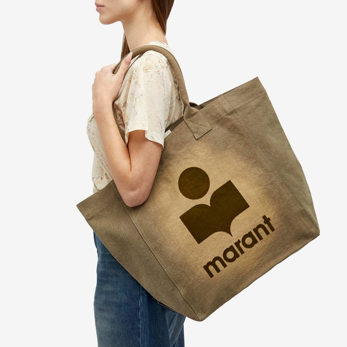 Isabel Marant Women's Yenky Tote in Khaki 