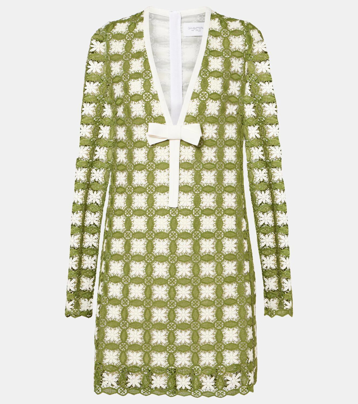 Giambattista Valli Open-knit minidress
