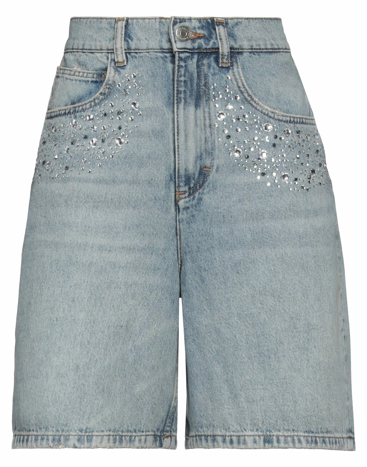 Maje Womens Denim shorts in Blue