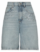 Maje Womens Denim shorts in Blue