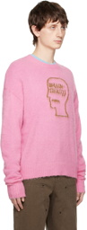 Brain Dead Pink Superfuzz Sweater
