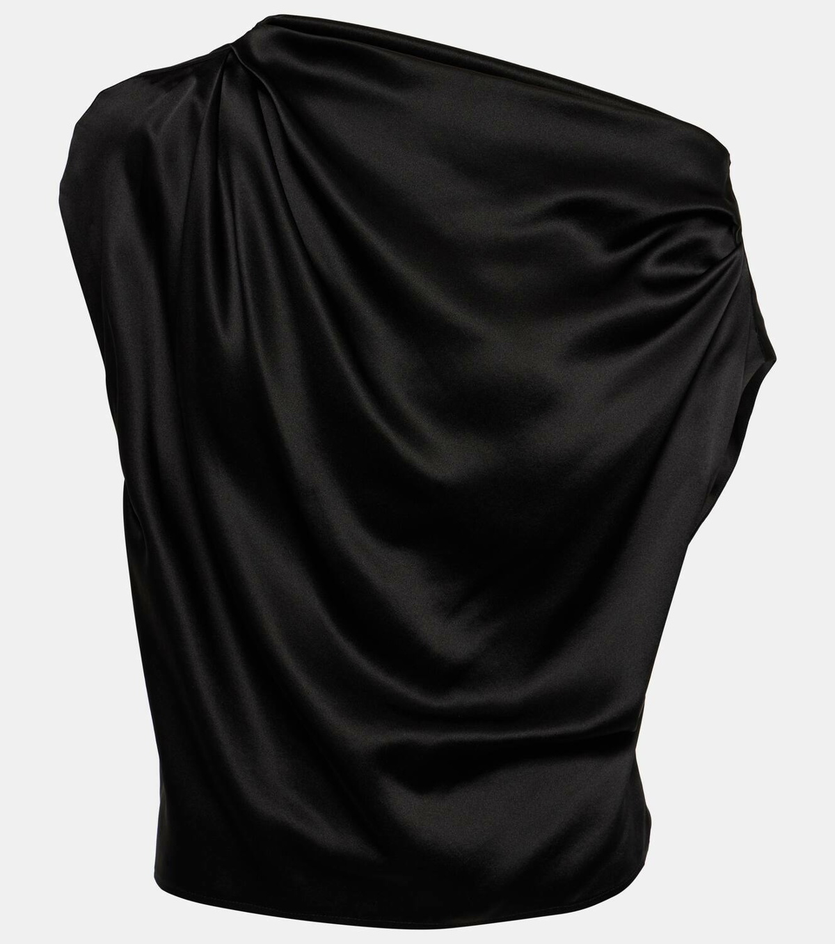 Silk blazer in black - The Sei