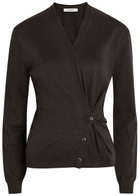 Lemaire Twisted Knit Jumper Dark Brown