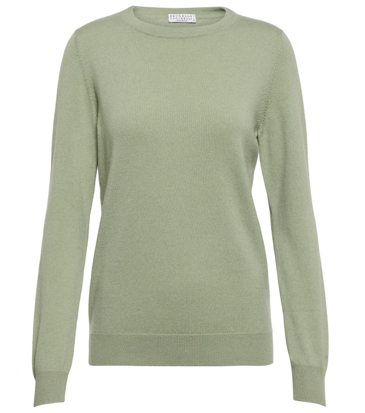 Photo: Brunello Cucinelli - Crewneck cashmere sweater