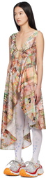Collina Strada Multicolor Tulip Midi Dress