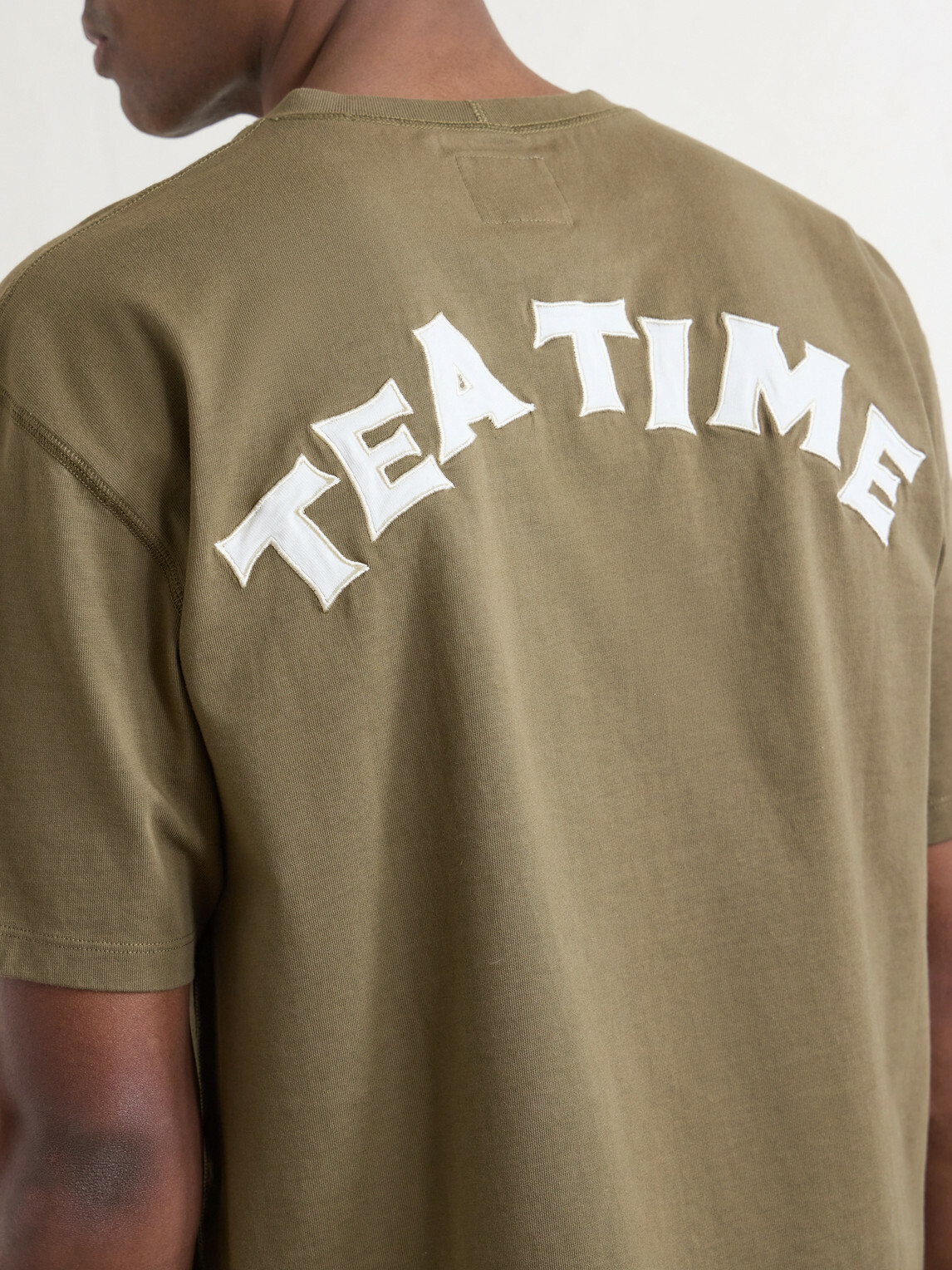 Drake's - Tea Time Embroidered Cotton-Jersey T-Shirt - Green