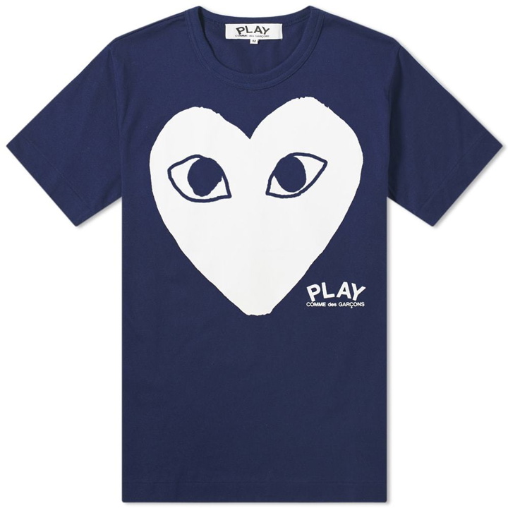 Photo: Comme des Garcons Play Printed Heart Logo Tee