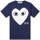Comme des Garcons Play Printed Heart Logo Tee