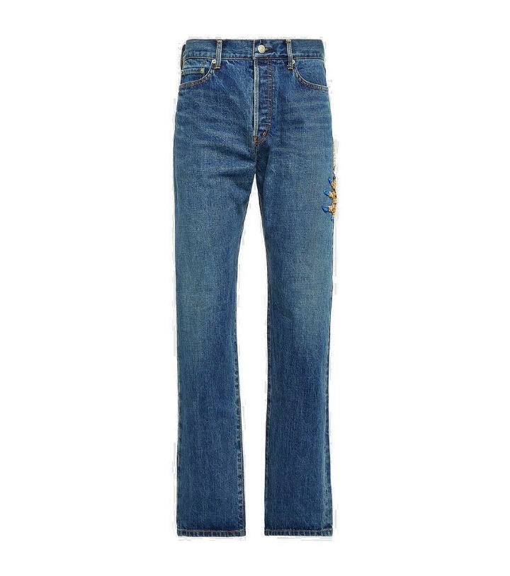 Photo: Undercover Beaded straight jeans