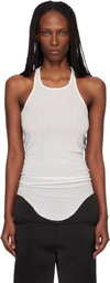 Rick Owens Off-White Temple Basic Rib Tank Top