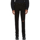 Amiri Black Broken Jeans