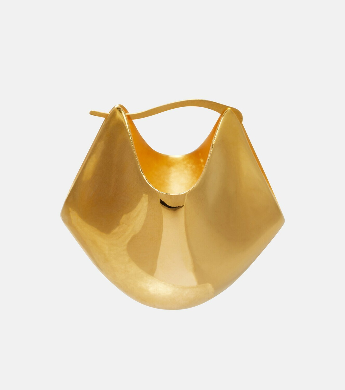 Khaite Lotus 18kt gold-plated earrings