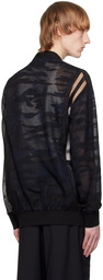 Feng Chen Wang Black Camo Cardigan