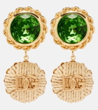 Dolce&Gabbana DG crystal-embellished clip-on earrings