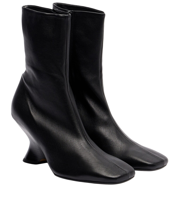 Photo: Dries Van Noten 75 leather ankle boots