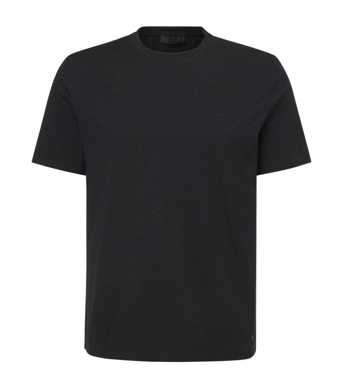 Prada Black Satin Pocket Long Sleeve T-Shirt Prada