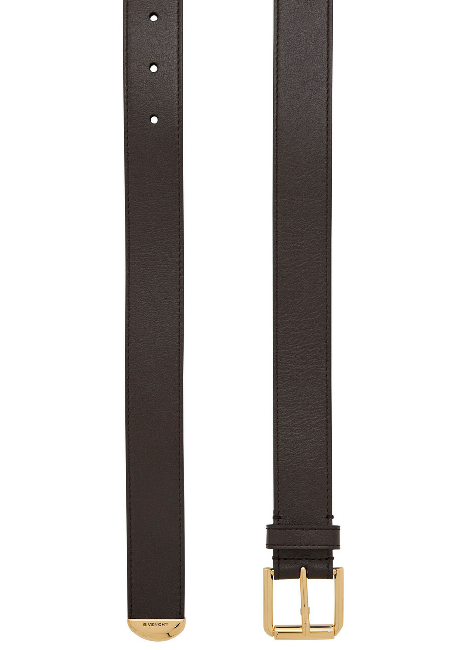 Givenchy Leather Belt Chocolate