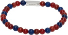 BOSS Red & Blue Colorbeads Bracelet
