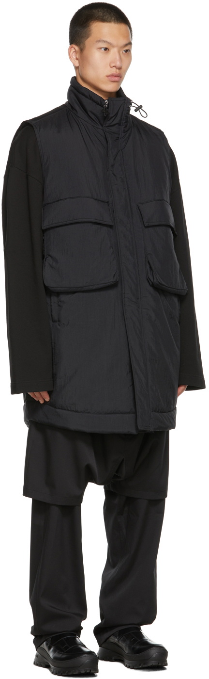 JERIH Black Padded Utility Vest