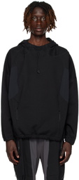 _J.L - A.L_ Black Paneled Hoodie