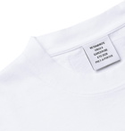Vetements - Appliquéd Logo-Print Cotton-Jersey T-Shirt - White
