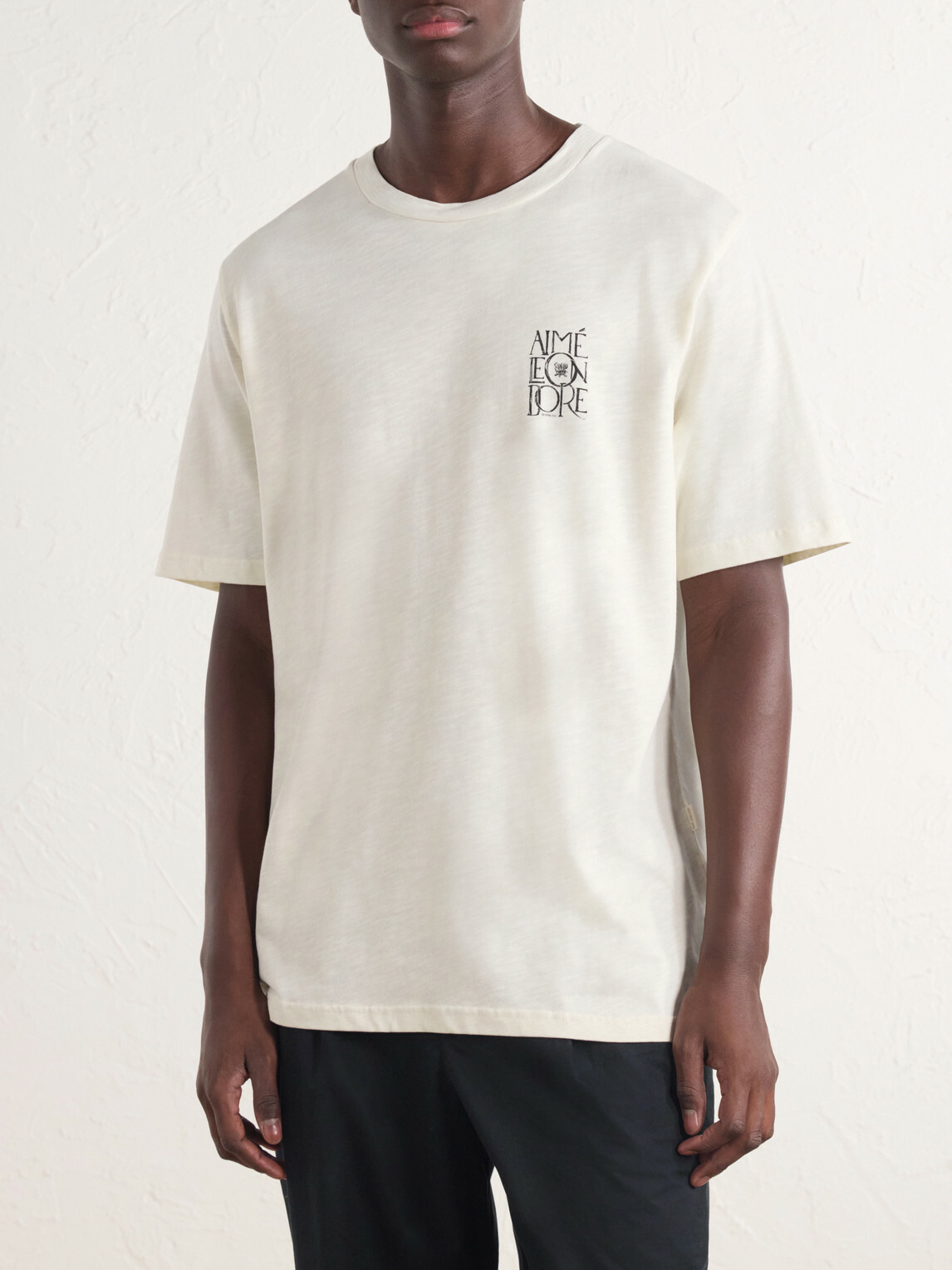 Aimé Leon Dore - Logo-Print Cotton-Jersey T-Shirt - White