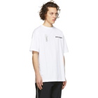 Palm Angels White Basic T-Shirt