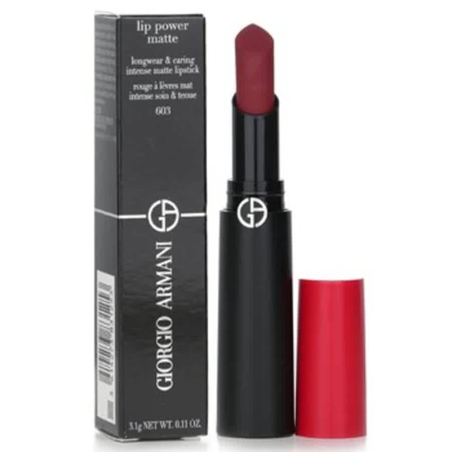 Armani Lip Power Matte Longwear & Caring Intense Matte Lipstick 0.11 oz # 603 Dramatic Makeup 3614273831253