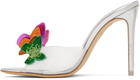 Sophia Webster Silver Vanessa Mules