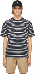 Norse Projects Navy & White Mariner Stripe Johannes T-Shirt