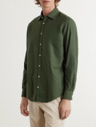 Massimo Alba - Genova Cotton-Chambray Shirt - Green
