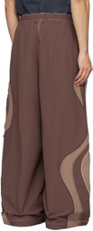 ERL Brown UFO Track Pants