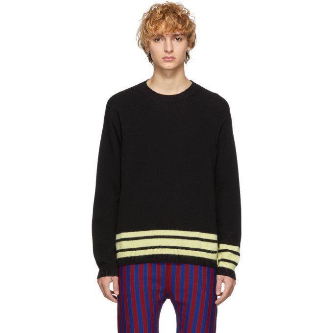 Photo: Marni Black and Yellow Striped Sweater