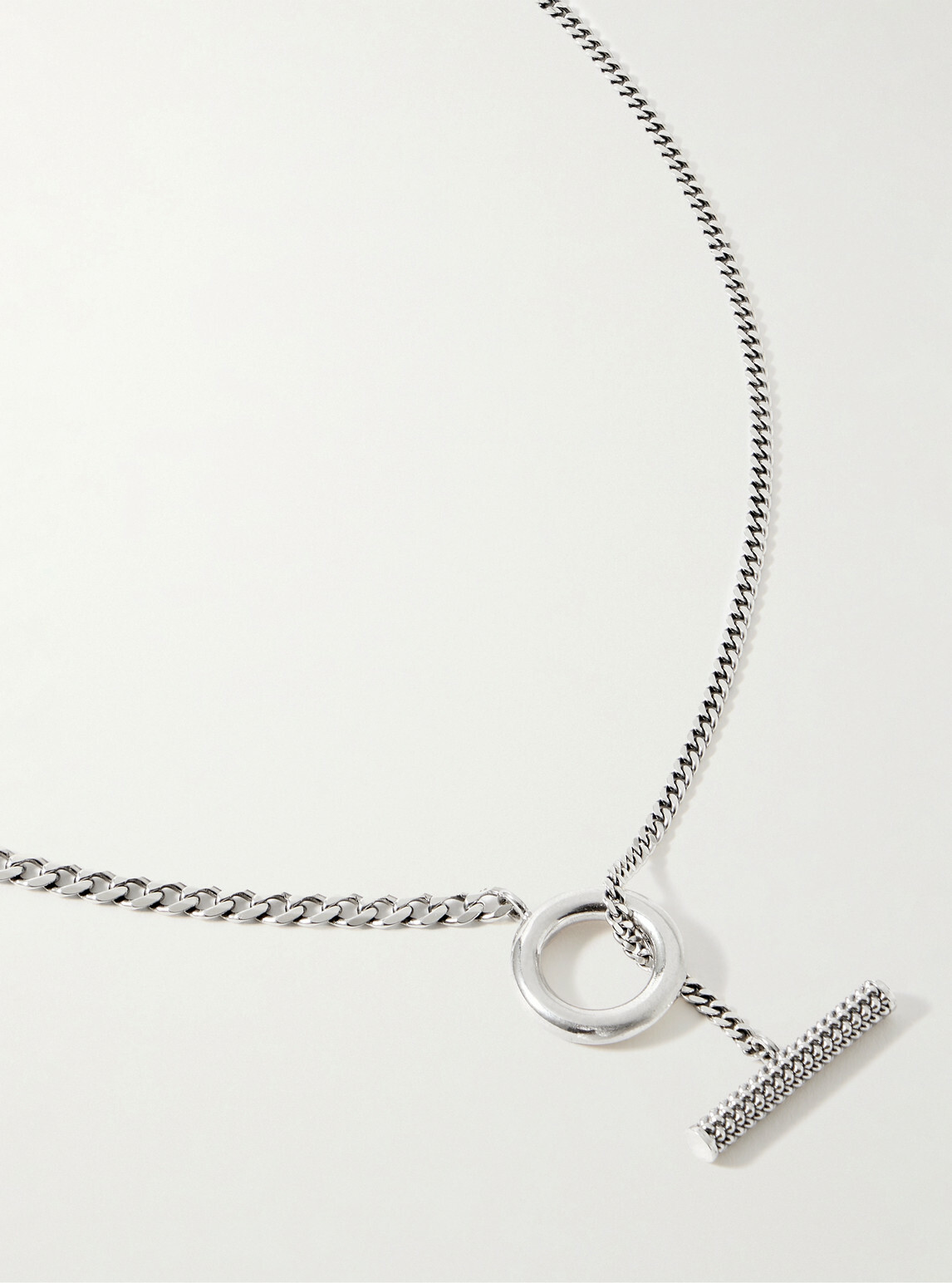 Bottega Veneta - Intrecciato Sterling Silver Necklace