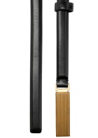 Khaite Empire Leather Belt Black